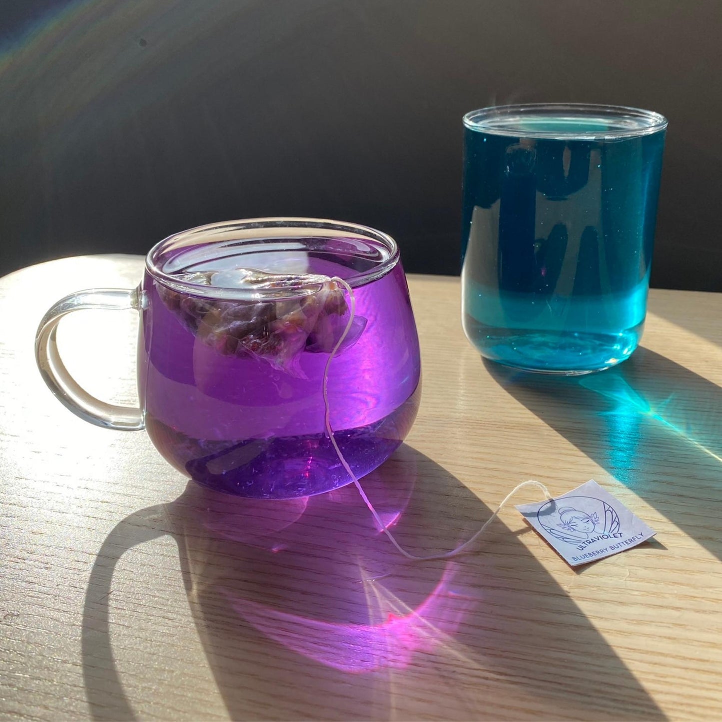 Blueberry Butterfly Tea | Butterfly Pea Flower Tea